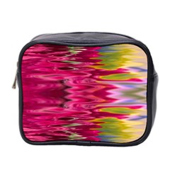 Abstract Pink Colorful Water Background Mini Toiletries Bag 2-side by Simbadda