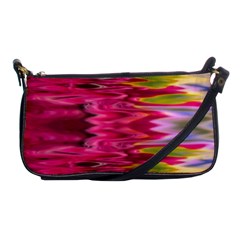 Abstract Pink Colorful Water Background Shoulder Clutch Bags by Simbadda