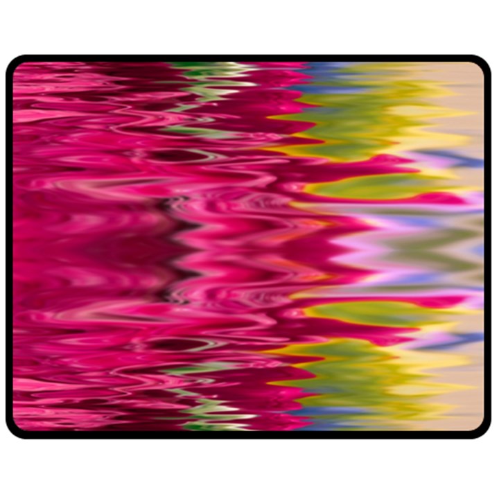 Abstract Pink Colorful Water Background Fleece Blanket (Medium) 