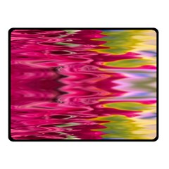 Abstract Pink Colorful Water Background Fleece Blanket (small) by Simbadda