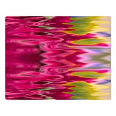 Abstract Pink Colorful Water Background Double Sided Flano Blanket (large)  by Simbadda