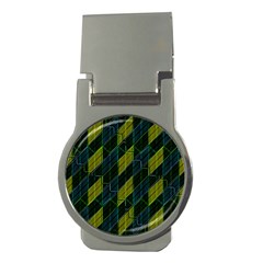 Futuristic Dark Pattern Money Clips (round)  by dflcprints