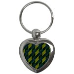 Futuristic Dark Pattern Key Chains (Heart)  Front