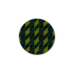 Futuristic Dark Pattern Golf Ball Marker by dflcprints