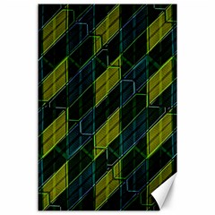 Futuristic Dark Pattern Canvas 24  X 36  by dflcprints