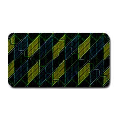 Futuristic Dark Pattern Medium Bar Mats by dflcprints