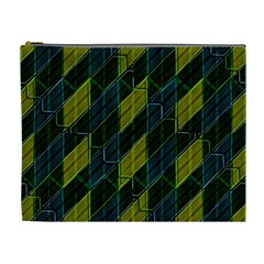 Futuristic Dark Pattern Cosmetic Bag (xl) by dflcprints