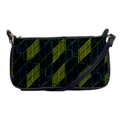 Futuristic Dark Pattern Shoulder Clutch Bags by dflcprints