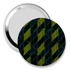 Futuristic Dark Pattern 3  Handbag Mirrors by dflcprints