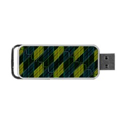 Futuristic Dark Pattern Portable Usb Flash (two Sides) by dflcprints