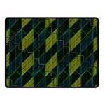 Futuristic Dark Pattern Double Sided Fleece Blanket (Small)  45 x34  Blanket Front