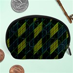 Futuristic Dark Pattern Accessory Pouches (Large)  Front