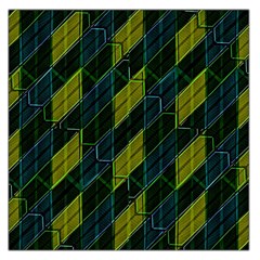 Futuristic Dark Pattern Large Satin Scarf (square) by dflcprints