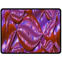 Passion Candy Sensual Abstract Double Sided Fleece Blanket (large)  by Simbadda