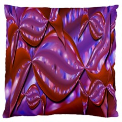 Passion Candy Sensual Abstract Large Flano Cushion Case (one Side) by Simbadda