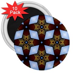 Abstract Seamless Background Pattern 3  Magnets (10 Pack)  by Simbadda