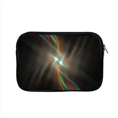 Colorful Waves With Lights Abstract Multicolor Waves With Bright Lights Background Apple Macbook Pro 15  Zipper Case by Simbadda