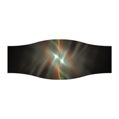 Colorful Waves With Lights Abstract Multicolor Waves With Bright Lights Background Stretchable Headband