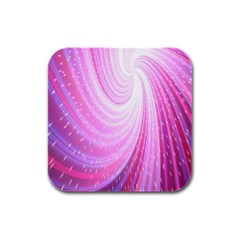 Vortexglow Abstract Background Wallpaper Rubber Square Coaster (4 Pack)  by Simbadda