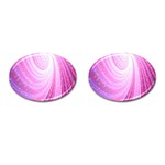 Vortexglow Abstract Background Wallpaper Cufflinks (Oval) Front(Pair)