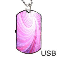 Vortexglow Abstract Background Wallpaper Dog Tag Usb Flash (one Side)