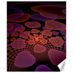 Heart Invasion Background Image With Many Hearts Canvas 8  X 10  by Simbadda