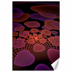 Heart Invasion Background Image With Many Hearts Canvas 12  X 18   by Simbadda