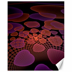 Heart Invasion Background Image With Many Hearts Canvas 16  X 20   by Simbadda