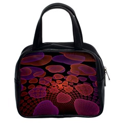 Heart Invasion Background Image With Many Hearts Classic Handbags (2 Sides) by Simbadda