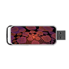 Heart Invasion Background Image With Many Hearts Portable Usb Flash (one Side) by Simbadda