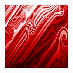 Red Abstract Swirling Pattern Background Wallpaper Medium Glasses Cloth by Simbadda