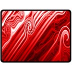 Red Abstract Swirling Pattern Background Wallpaper Fleece Blanket (Large)  80 x60  Blanket Front