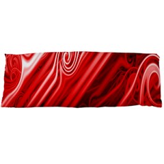 Red Abstract Swirling Pattern Background Wallpaper Body Pillow Case Dakimakura (two Sides) by Simbadda