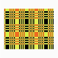 Yellow Orange And Black Background Plaid Like Background Of Halloween Colors Orange Yellow And Black Small Glasses Cloth by Simbadda