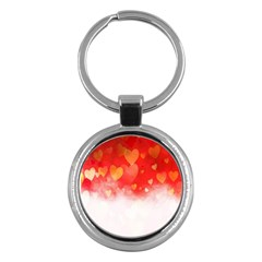 Abstract Love Heart Design Key Chains (round)  by Simbadda