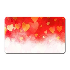 Abstract Love Heart Design Magnet (rectangular) by Simbadda