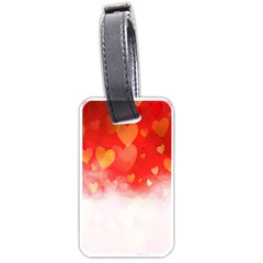 Abstract Love Heart Design Luggage Tags (one Side)  by Simbadda