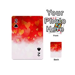 Abstract Love Heart Design Playing Cards 54 (mini) 