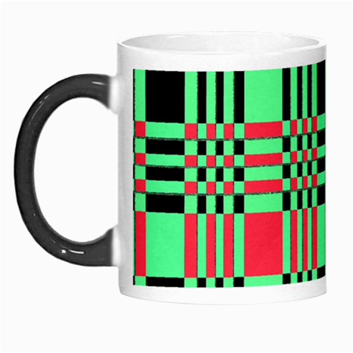 Bright Christmas Abstract Background Christmas Colors Of Red Green And Black Make Up This Abstract Morph Mugs