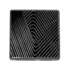 Chrome Abstract Pile Of Chrome Chairs Detail Memory Card Reader (square) by Simbadda