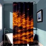 Abstract Orange Black Sunset Clouds Shower Curtain 36  x 72  (Stall)  Curtain(36 X72 ) - 33.26 x66.24  Curtain(36 X72 )