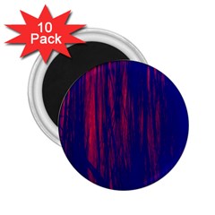 Abstract Color Red Blue 2 25  Magnets (10 Pack) 