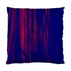 Abstract Color Red Blue Standard Cushion Case (one Side) by Simbadda