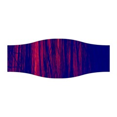 Abstract Color Red Blue Stretchable Headband