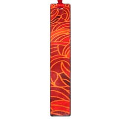 Orange Abstract Background Large Book Marks by Simbadda