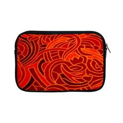 Orange Abstract Background Apple Ipad Mini Zipper Cases by Simbadda