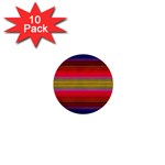 Fiesta Stripe Bright Colorful Neon Stripes Cinco De Mayo Background 1  Mini Buttons (10 pack)  Front