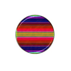 Fiesta Stripe Bright Colorful Neon Stripes Cinco De Mayo Background Hat Clip Ball Marker (4 Pack) by Simbadda