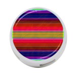 Fiesta Stripe Bright Colorful Neon Stripes Cinco De Mayo Background 4-Port USB Hub (One Side) Front