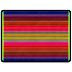 Fiesta Stripe Bright Colorful Neon Stripes Cinco De Mayo Background Fleece Blanket (large)  by Simbadda